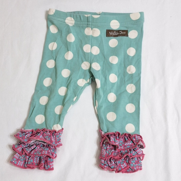 Matilda Jane Baby Girl Stained Glass Christmas Dress & Cavalier Leggings, 3-6 M - Picture 5 of 7